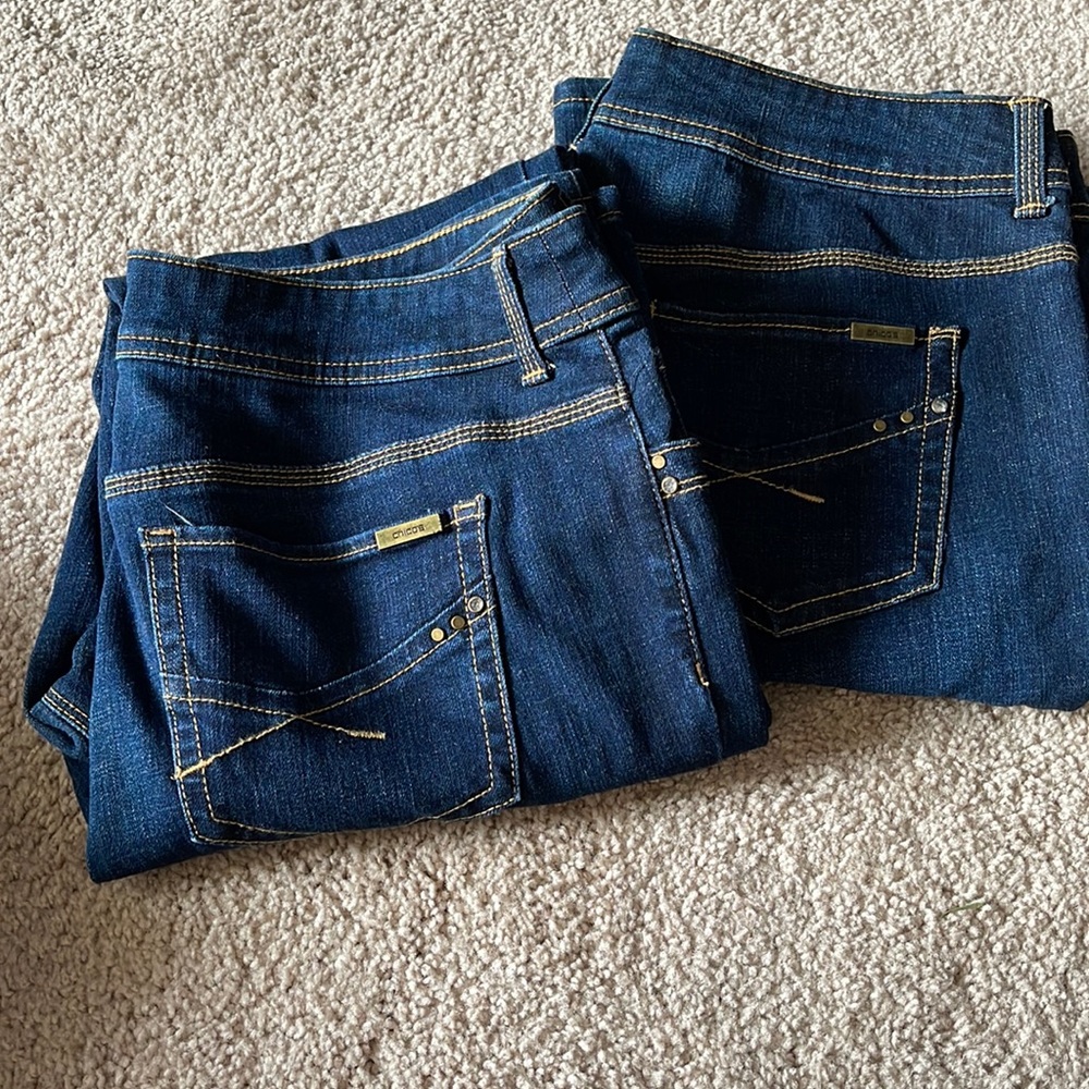 BOGO!!!!!  Two brand new pair of Chicos so slimming 1.5 size short. Identical!